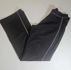 Nike Pants Womens Medium Grey Pink Yoga Gym Activewear